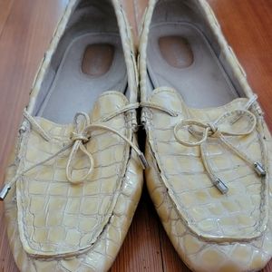 Sperry Top Sider woman's yellow boat shoes